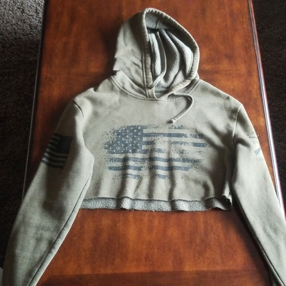 Crop top hoodie